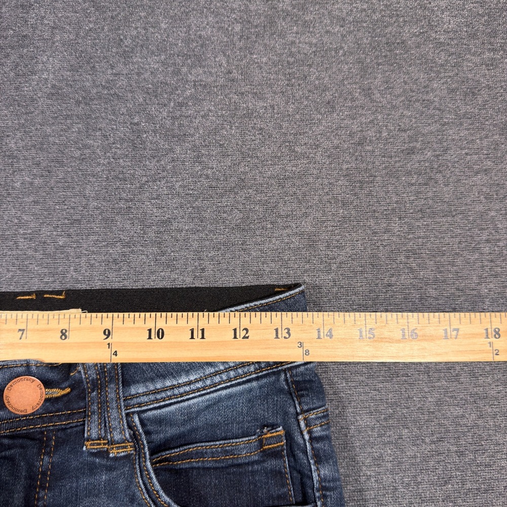 Democracy Jeans Womens 2 Blue Ab Solution Flare Bootcut Mid Rise Stretch Denim - Picture 5 of 9